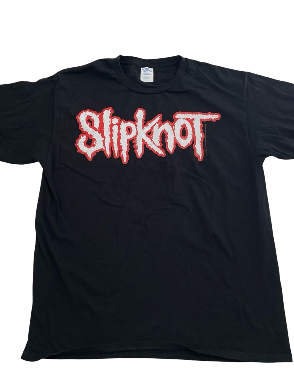 2019 Slipknot Logo Size L Black Band Tee